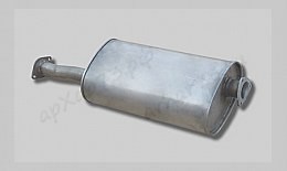 Глушитель  2360 Пикап, Карго (ДВ-409) нержавеющая сталь (УАЗ ОРИГИНАЛ)