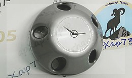 Колпак диска колеса штампованный R-16 (серый, пластмассовый) УАЗ ОРИГИНАЛ