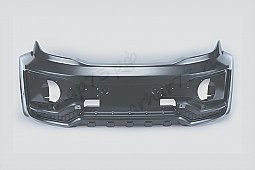 Бампер передний УАЗ Grand Патриот с 2017 (с подкрылками)