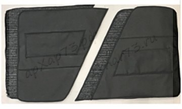 Утеплитель дверей УАЗ 469 (винил/кожа, поролон, ватин) (4 предмета)