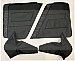 Утеплитель дверей и центральных стоек УАЗ 469 (винил/кожа, ватин)(6 предметов)